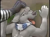 Furry zoophilia zebra fucking a dog in the ass